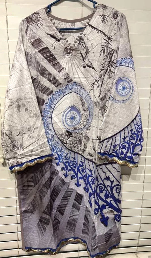 New Branded Pakistani Women Shalwar Kameez 3 Pc Unique Design Large-XL